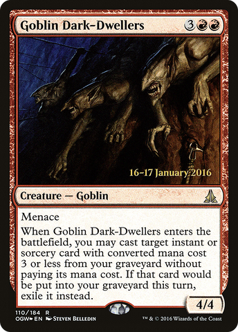 {R} Goblin Dark-Dwellers [Oath of the Gatewatch Prerelease Promos][PR OGW 110]