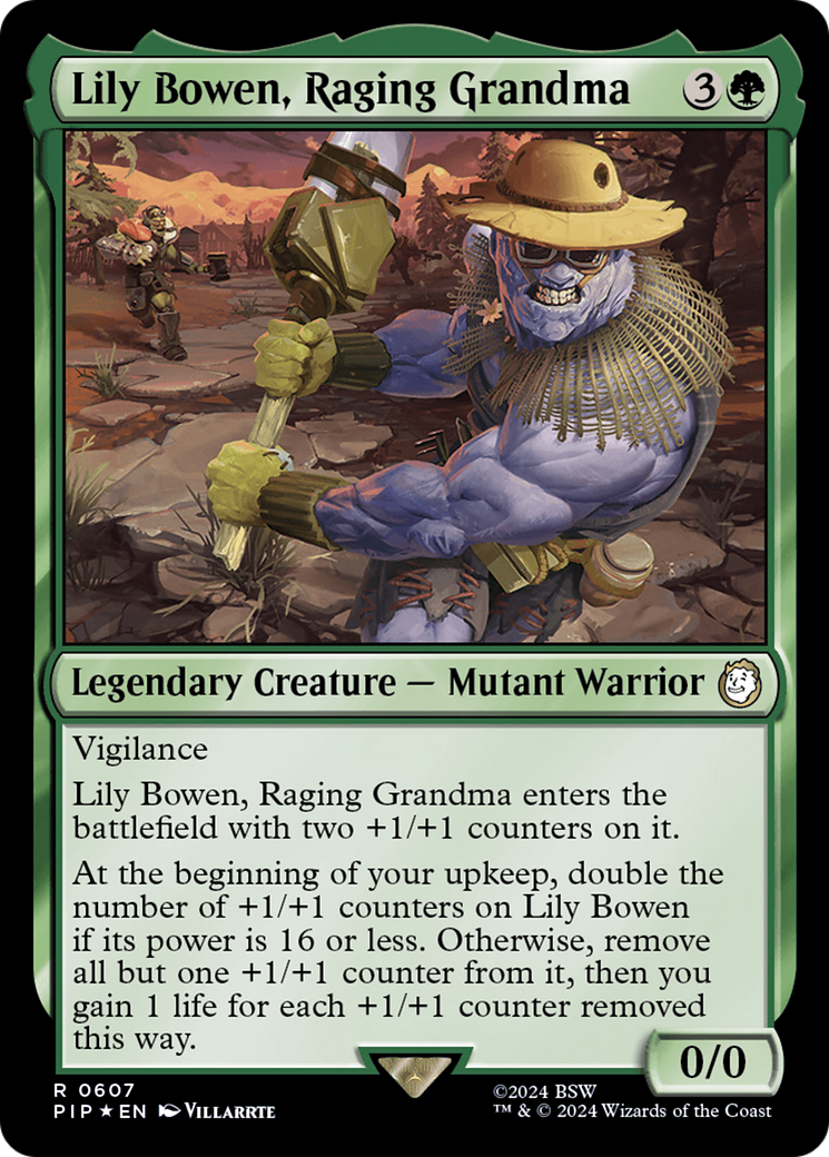 {R} Lily Bowen, Raging Grandma (Surge Foil) [Fallout][PIP 607]