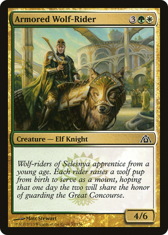 {C} Armored Wolf-Rider [Dragon's Maze][DGM 052]