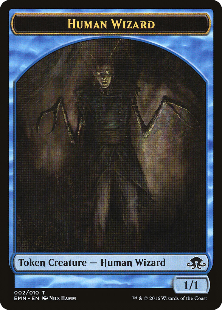 {T} Human Wizard Token [Eldritch Moon Tokens][TEMN 002]