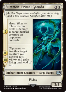 {@C} Summon: Primal Garuda [FINAL FANTASY][FIN 037]