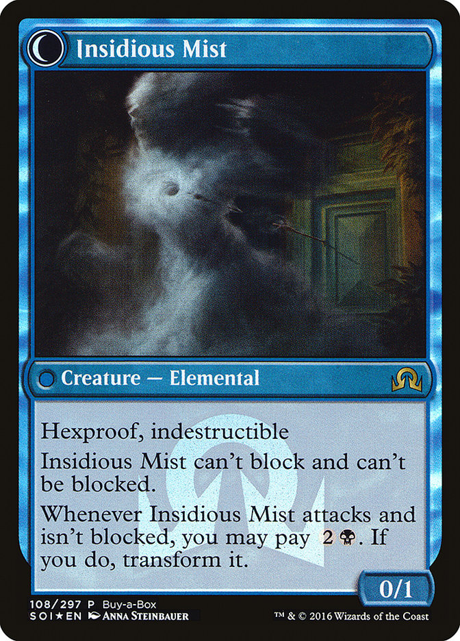 {R} Elusive Tormentor // Insidious Mist (Buy-A-Box) [Shadows over Innistrad Promos][PA SOI 108]