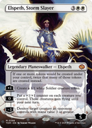 {@R} Elspeth, Storm Slayer (Borderless) [Tarkir: Dragonstorm][TDM 398]