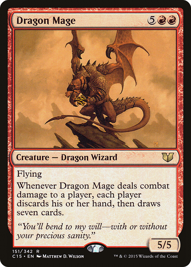 {R} Dragon Mage [Commander 2015][C15 151]