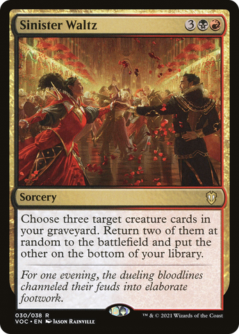 {R} Sinister Waltz [Innistrad: Crimson Vow Commander][VOC 030]