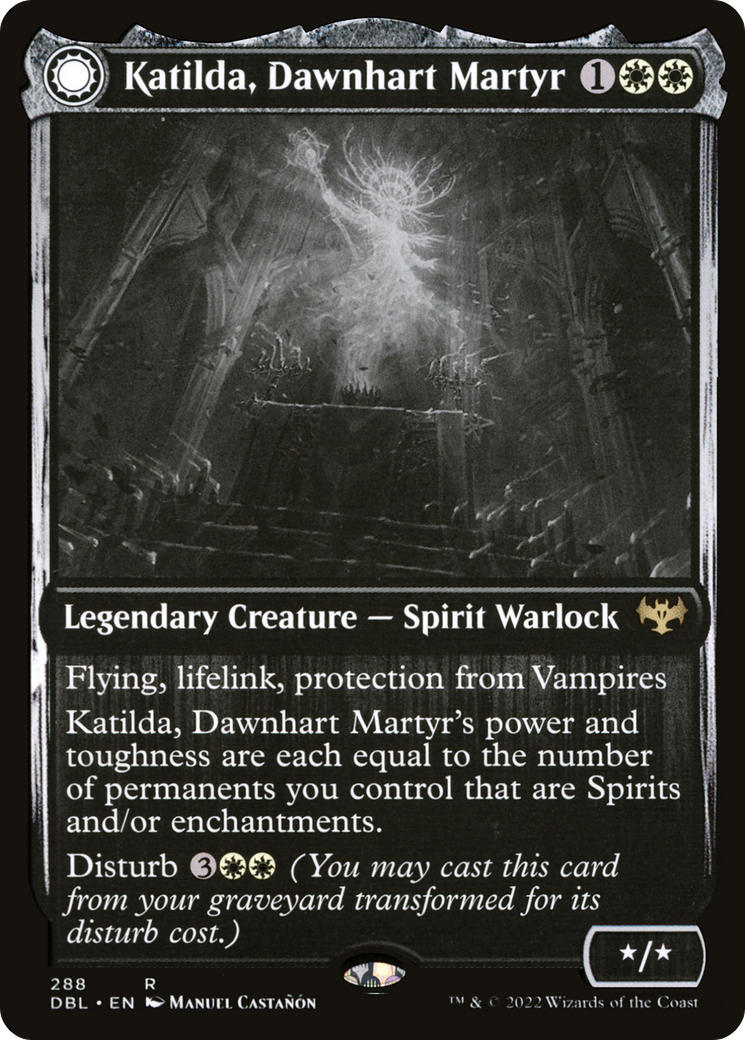 {R} Katilda, Dawnhart Martyr // Katilda's Rising Dawn [Innistrad: Double Feature][DBL 288]