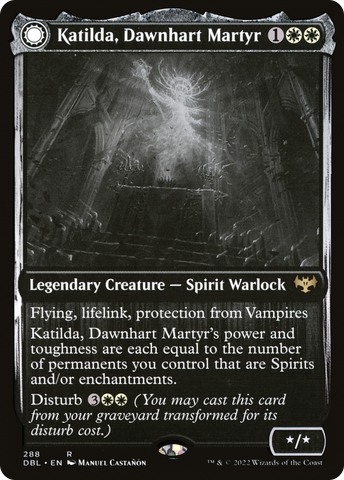 {R} Katilda, Dawnhart Martyr // Katilda's Rising Dawn [Innistrad: Double Feature][DBL 288]