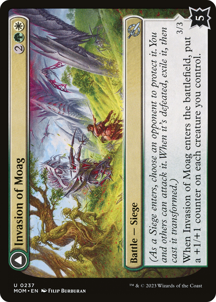 {C} Invasion of Moag // Bloomweaver Dryads [March of the Machine][MOM 237]