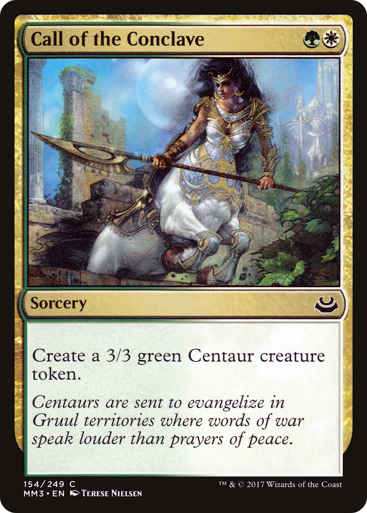 {C} Call of the Conclave [Modern Masters 2017][MM3 154]