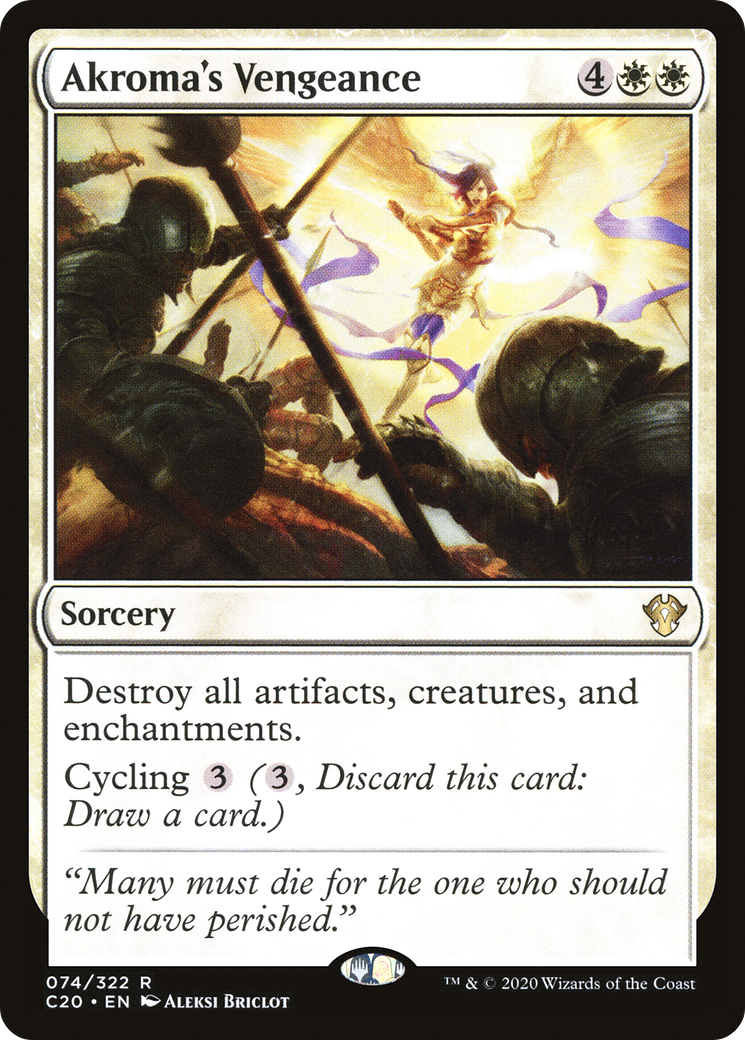{R} Akroma's Vengeance [Commander 2020][C20 074]