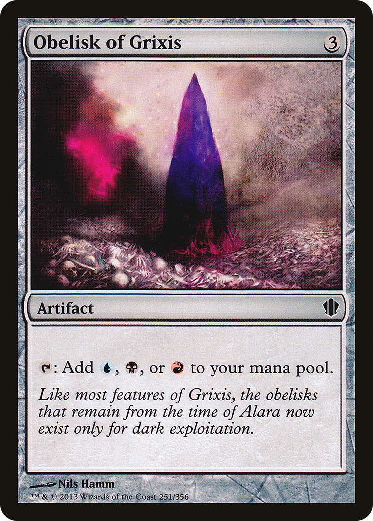 {C} Obelisk of Grixis [Commander 2013][C13 251]
