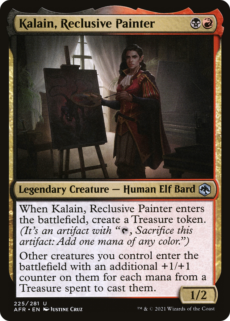 {C} Kalain, Reclusive Painter [Dungeons & Dragons: Adventures in the Forgotten Realms][AFR 225]