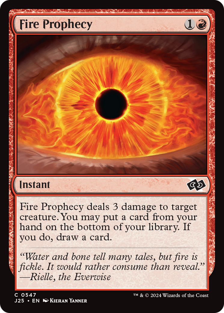 {C} Fire Prophecy [Foundations Jumpstart][J25 547]