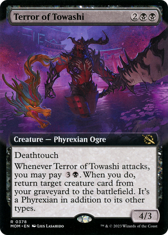 {R} Terror of Towashi (Extended Art) [March of the Machine][MOM 378]