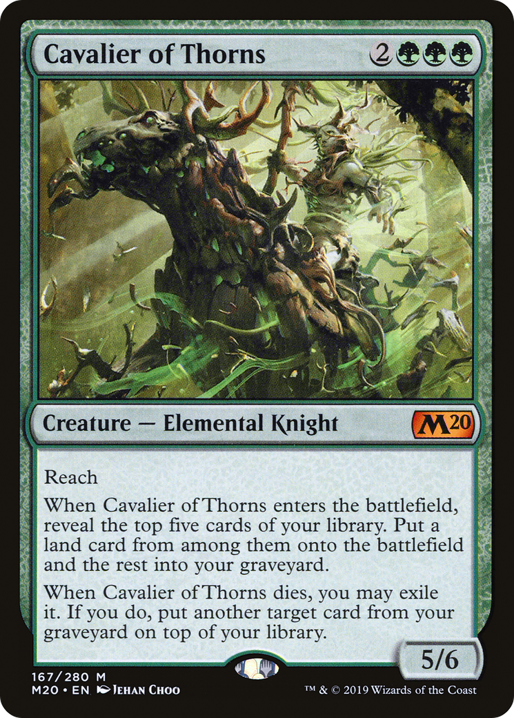 {R} Cavalier of Thorns [Core Set 2020][M20 167]