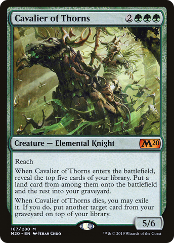 {R} Cavalier of Thorns [Core Set 2020][M20 167]