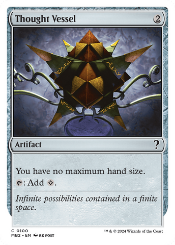 {C} Thought Vessel (White Border) [Mystery Booster 2][MB2 100]