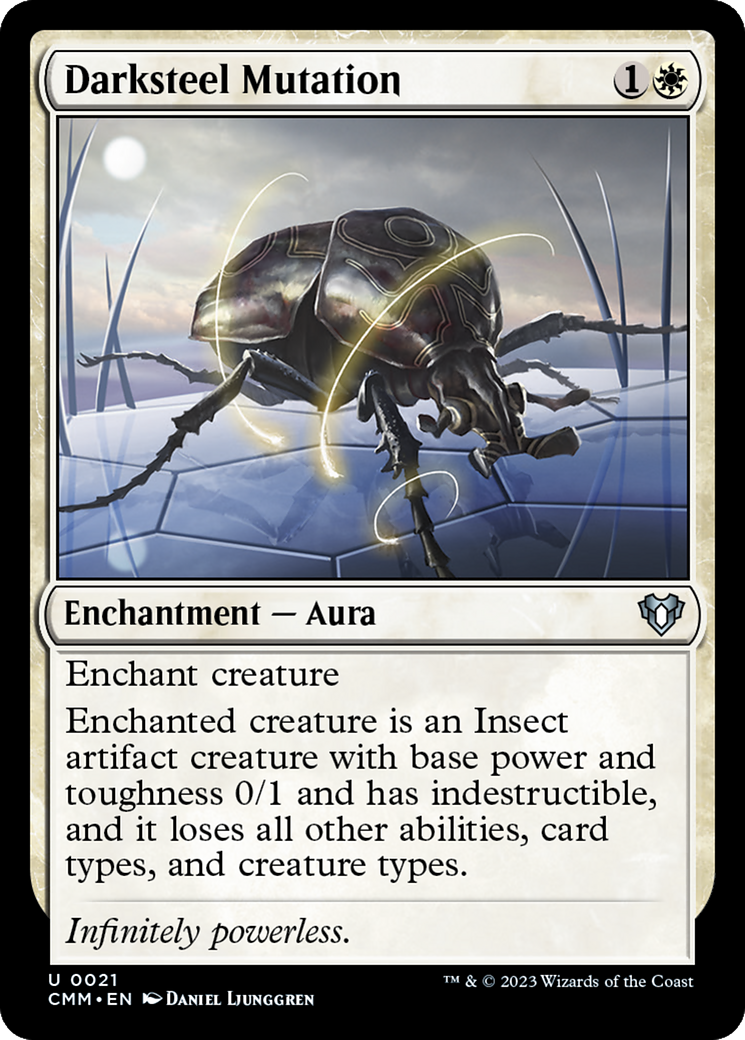 {C} Darksteel Mutation [Commander Masters][CMM 021]