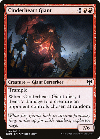 {C} Cinderheart Giant [Kaldheim][KHM 126]