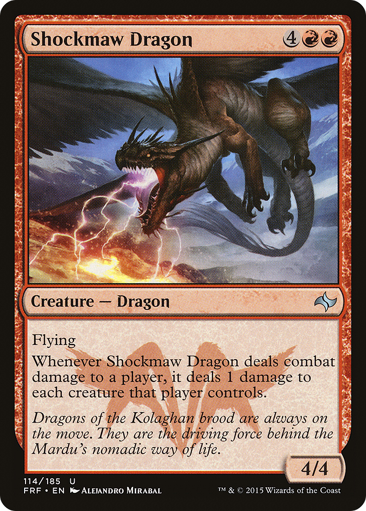 {C} Shockmaw Dragon [Fate Reforged][FRF 114]