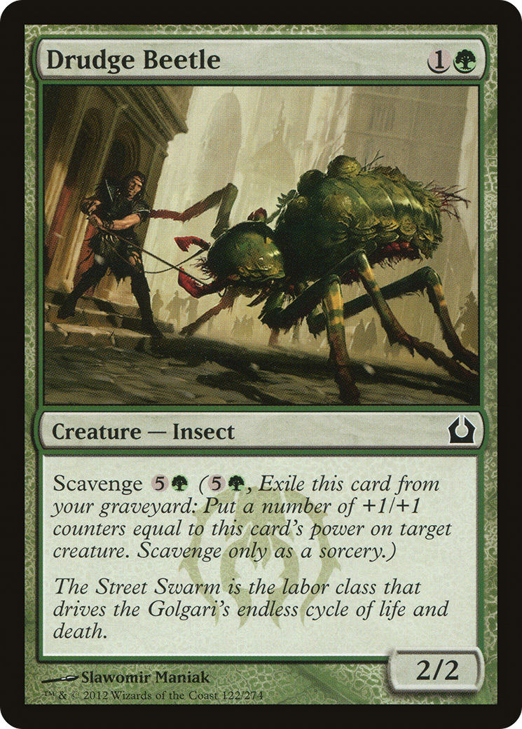 {C} Drudge Beetle [Return to Ravnica][RTR 122]