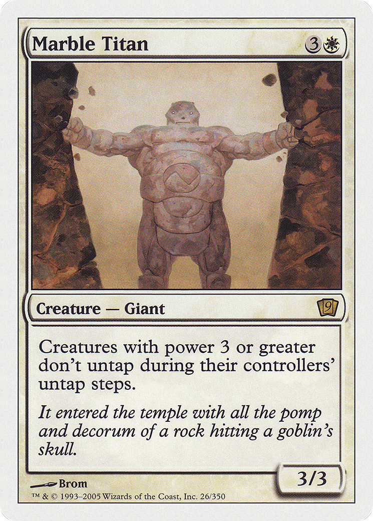 {R} Marble Titan [Ninth Edition][9ED 026]