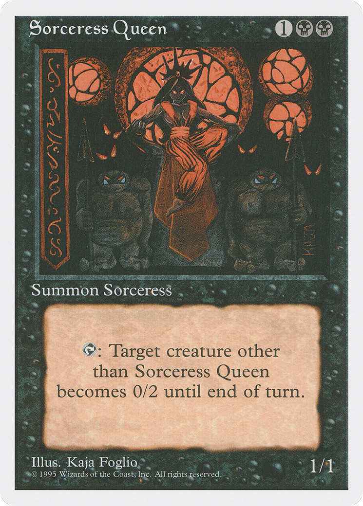 {R} Sorceress Queen [Fourth Edition][4ED 162]