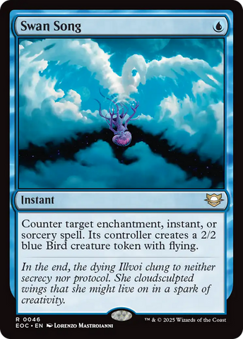 {@@ EOC R} Swan Song [Edge of Eternities Commander][EOC 046]