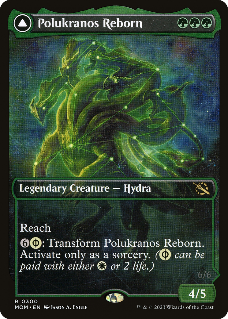 {R} Polukranos Reborn // Polukranos, Engine of Ruin (Multiverse Legends) [March of the Machine][MOM 300]