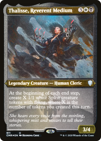 {C} Thalisse, Reverent Medium (Etched) [Commander Legends][CMR 611]