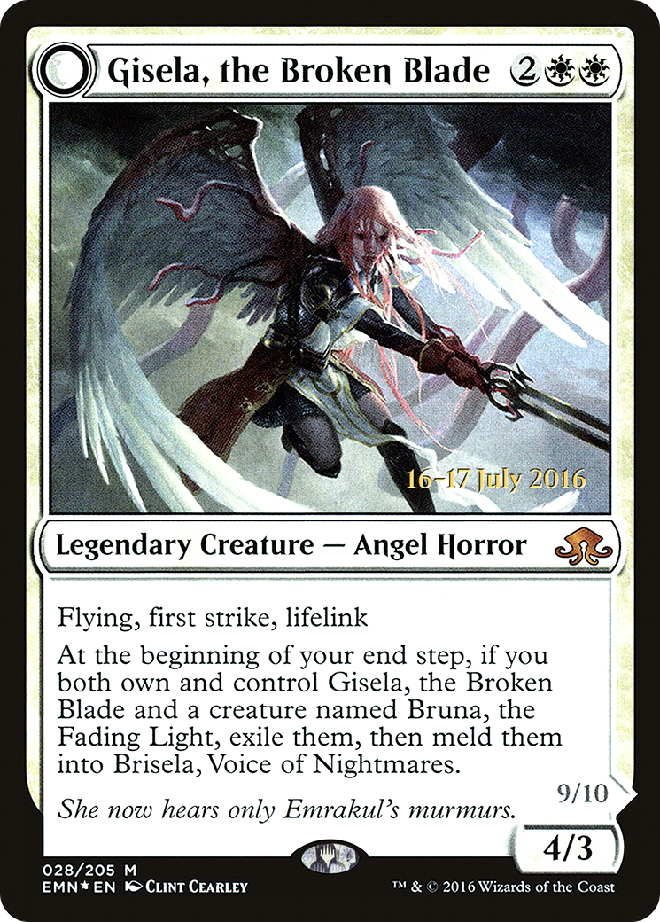 {R} Gisela, the Broken Blade [Eldritch Moon Prerelease Promos][PR EMN 028]