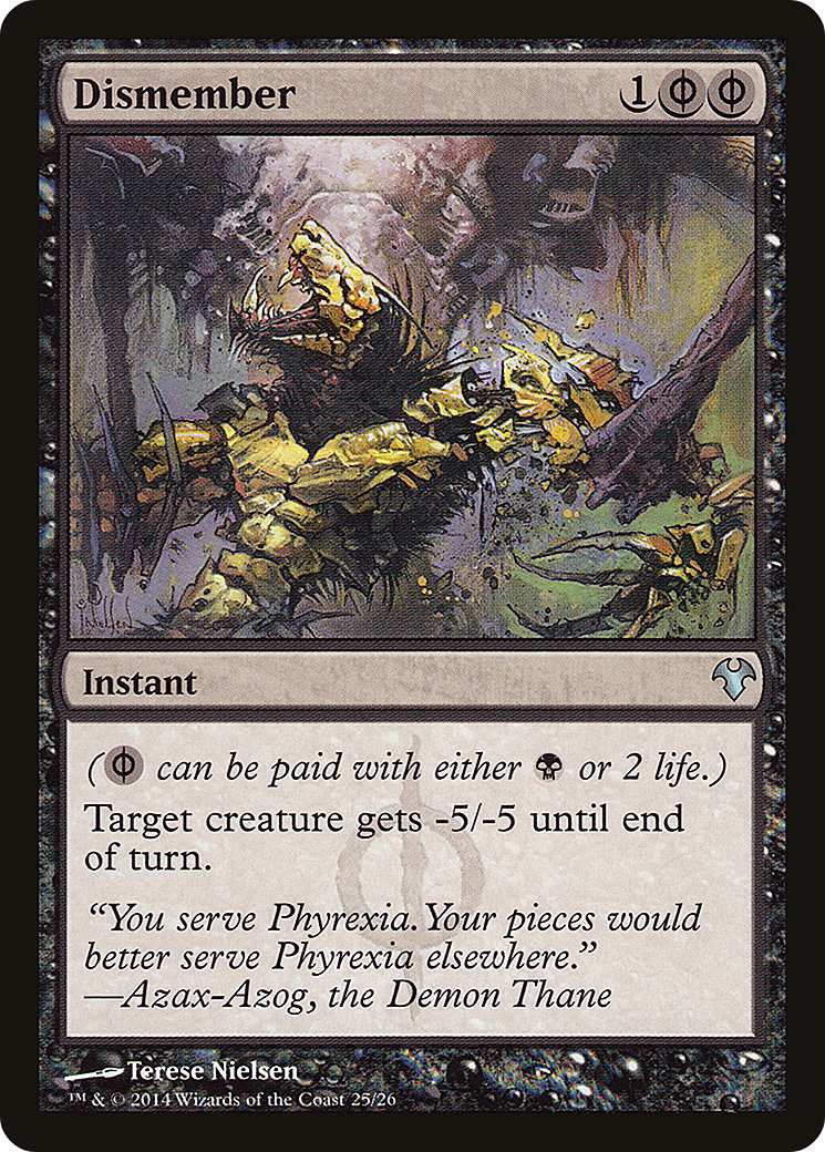 {C} Dismember [Modern Event Deck 2014][MD1 025]