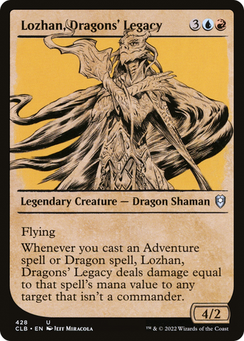 {C} Lozhan, Dragons' Legacy (Showcase) [Commander Legends: Battle for Baldur's Gate][CLB 428]