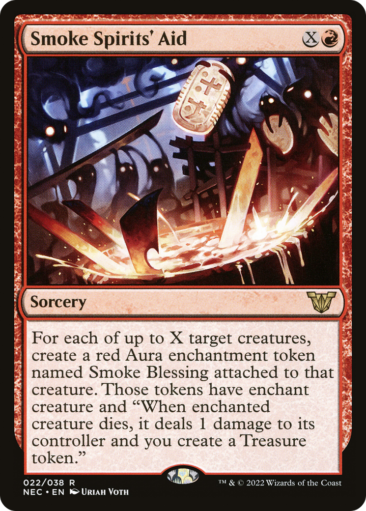 {R} Smoke Spirits' Aid [Kamigawa: Neon Dynasty Commander][NEC 022]