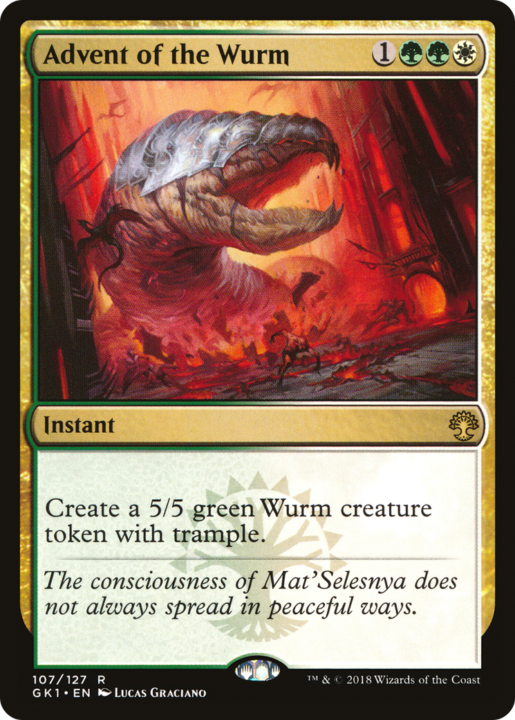 {R} Advent of the Wurm [Guilds of Ravnica Guild Kit][GK1 107]