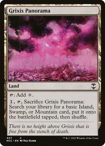{C} Grixis Panorama [Streets of New Capenna Commander][NCC 407]