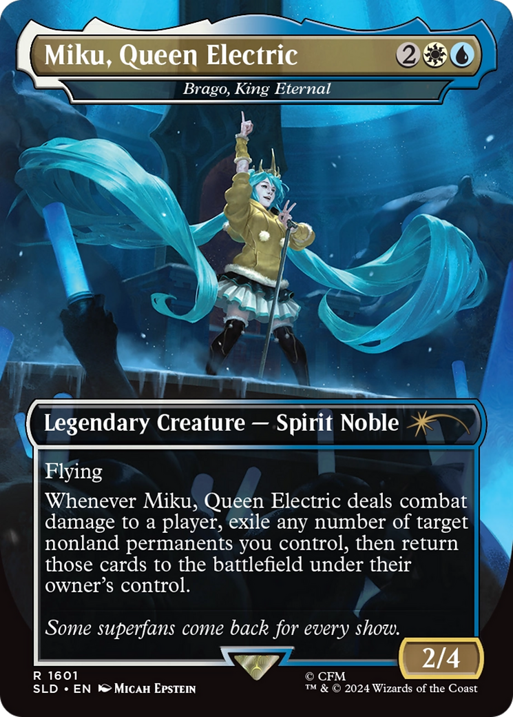 Brago, King Eternal [SLD-1601]  (Borderless) Foil