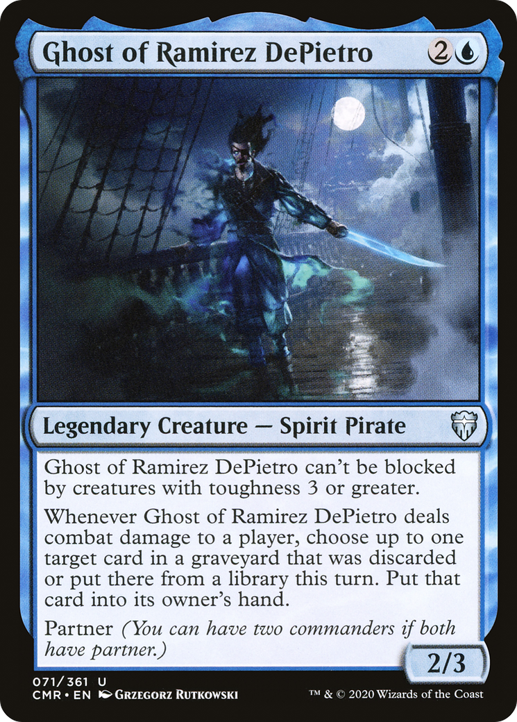 {C} Ghost of Ramirez DePietro [Commander Legends][CMR 071]