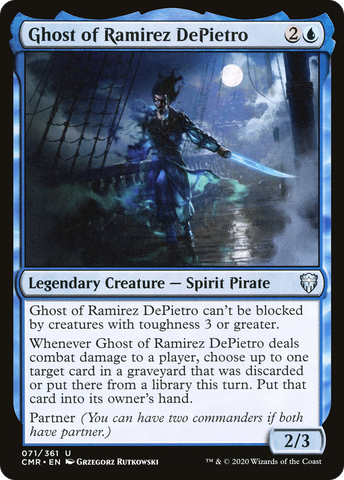 {C} Ghost of Ramirez DePietro [Commander Legends][CMR 071]