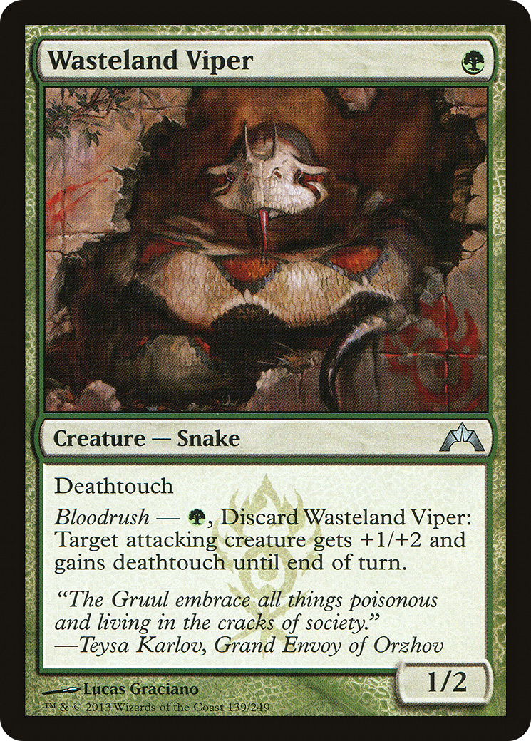 {C} Wasteland Viper [Gatecrash][GTC 139]