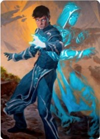 {A} Jace, Mirror Mage 1 Art Card [Zendikar Rising Art Series][AZNR 001]