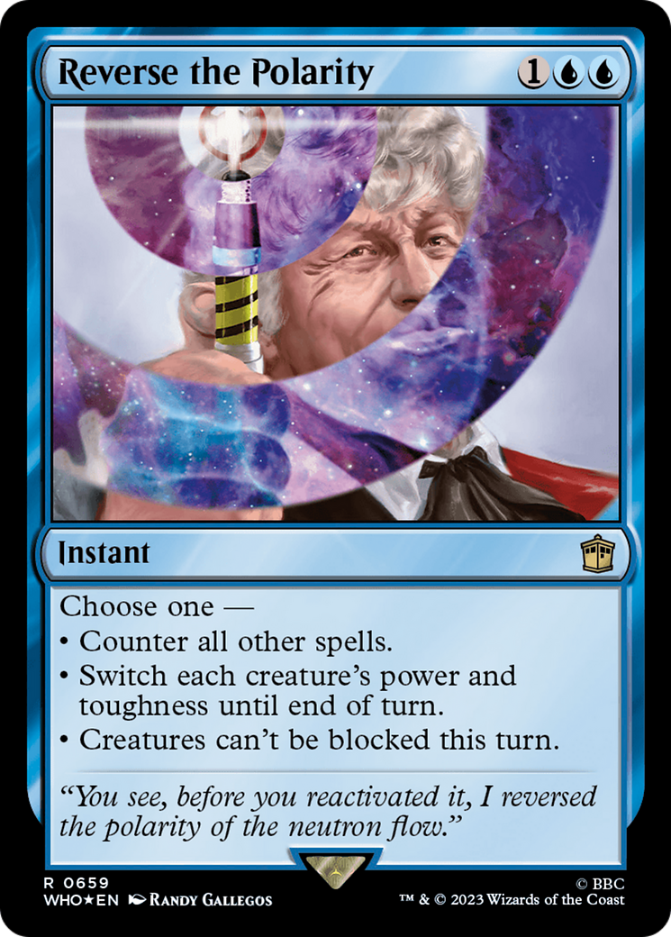 {R} Reverse the Polarity (Surge Foil) [Doctor Who][WHO 659]