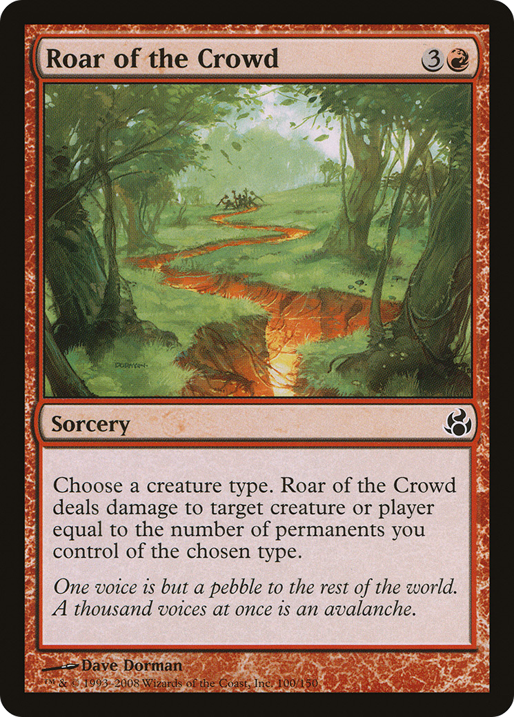 {C} Roar of the Crowd [Morningtide][MOR 100]
