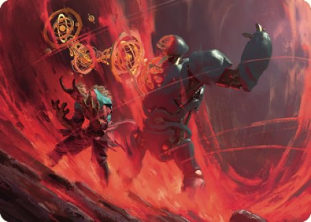 {A} Twinferno Art Card [Dominaria United Art Series][ADMU 039]