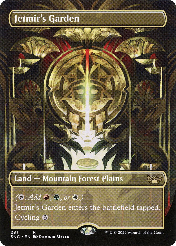 {R} Jetmir's Garden (Borderless Alternate Art) [Streets of New Capenna][SNC 291]