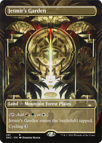 {R} Jetmir's Garden (Borderless Alternate Art) [Streets of New Capenna][SNC 291]