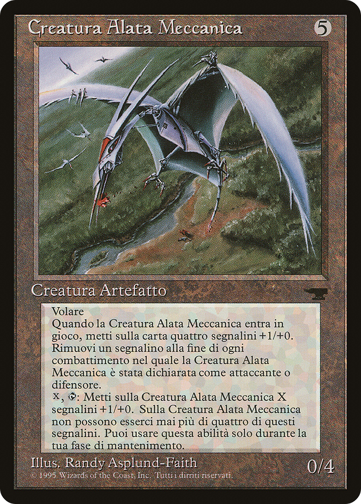 {C} Clockwork Avian (Italian) - "Creatura Alata Meccanica" [Rinascimento][RIN 110]