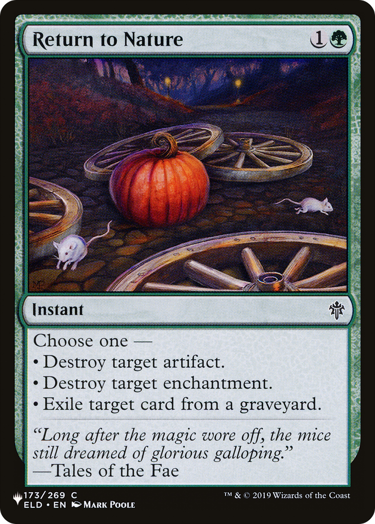 Return to Nature [LIST 173/269]