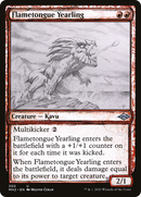 {C} Flametongue Yearling (Sketch) [Modern Horizons 2][MH2 350]