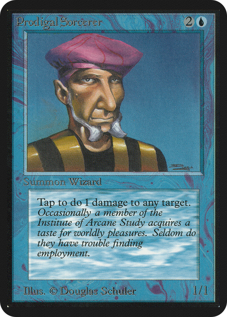 {C} Prodigal Sorcerer [Alpha Edition][LEA 073]